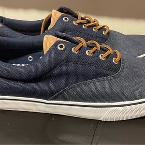 Sperry Men’s Size 13 Navy Blue Canvas Sneaker